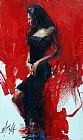 Henry Asencio Famous Paintings - SCARLET SERENITY